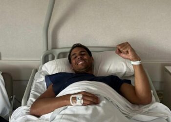 Rafa Nadal, intervenido por artroscopia para revisar su lesión en el psoas izquierdo. Foto EFE.