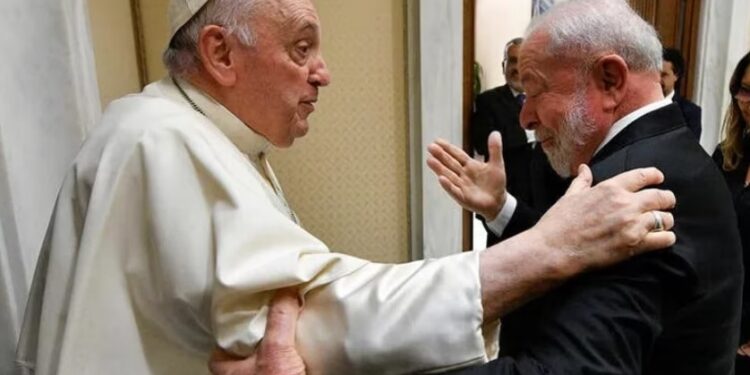 Lula y el Papa Francisco