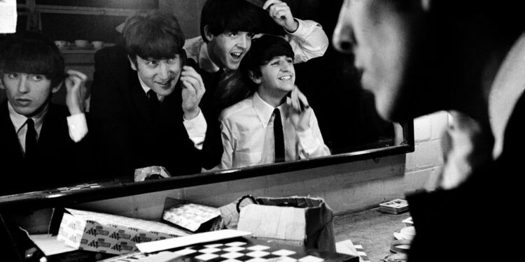 The Beatles. Foto de archivo.