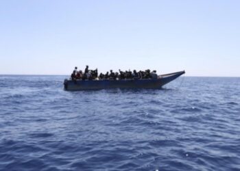 Un naufragio Lampedusa. Foto de archivo.
