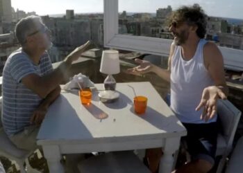 Juan Pin Vilar y Fito Páez, en el documental "La Habana de Fito"