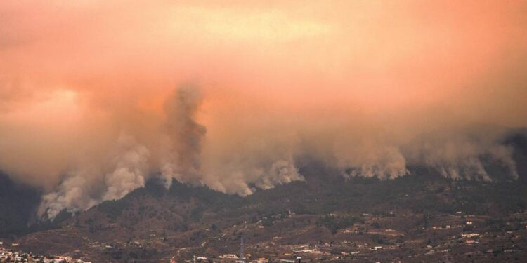 Incendios Tenerife. Foto agencias.