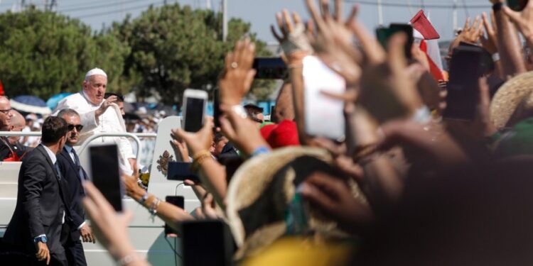 Papa Francisco. Lisboa. Foto agencias.