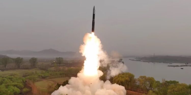 Lanzamiento del satélite norcoreanoa. POLITICA INTERNACIONAL -/Kcna/Kns/Dpa