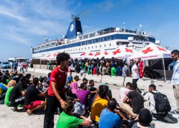 Crisis migratoria en Lampedusa. Foto agencias.