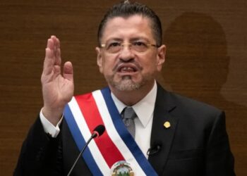 El presidente de Costa Rica, Rodrigo Chaves