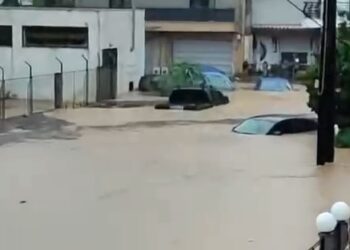 Inundaciones en Grecia. Foto captura de video.
