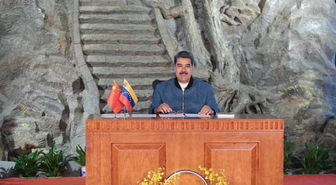 Nicolás Maduro en China. Foto @PresidencialVen