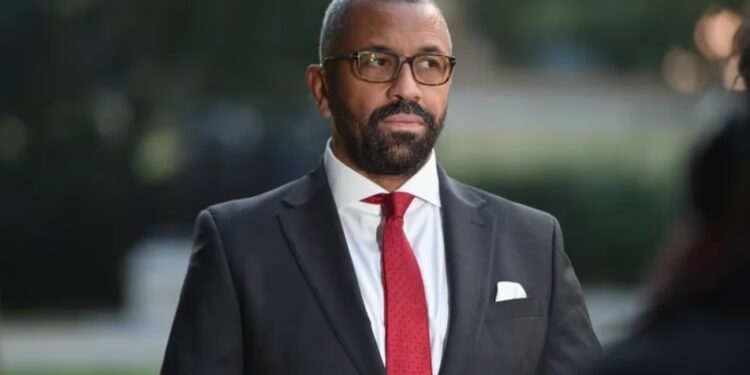 El ministro de Exteriores de Reino Unido, James Cleverly. Europa Press/Contacto/Thomas Krych/Archivo