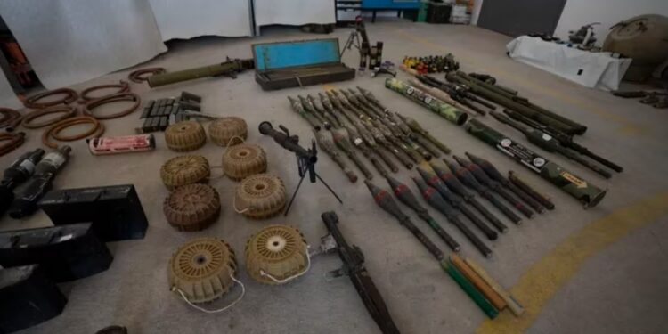 El arsenal que uso Hamas para ejecutar su ataque terrorista contra Israel (Lihueel Althabe/Infobae)