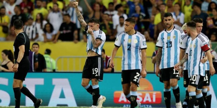 Argentina derrotó 1-0 a Brasil en el Maracaná en la sexta fecha de las Eliminatorias (REUTERSSergio Moraes)