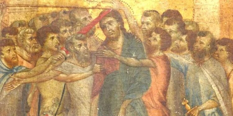 El Museo del Louvre anunció hoy la compra de El Cristo Burlado, cuadro del siglo XIII de Cimabue EFEMuseo del Louvre