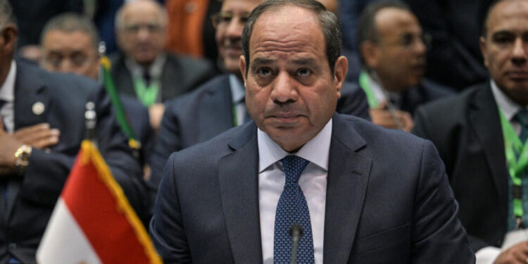 El presidente de Egipto, Abdelfatah al Sisi.