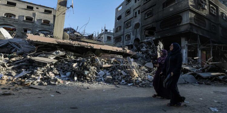 La guerra en Gaza. Foto agencias.