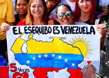Marcha Esequibo. Foto @venezuelatoda_