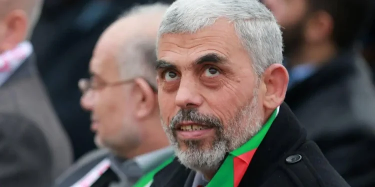 El líder del grupo islamista palestino Hamás, Yahya Sinwar. Foto de archivo.