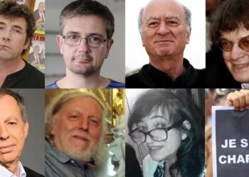 Tignous, Charb, Georges Wolinski, Jean Cabut, Bernard Marris, Honoré y Elsa Cayat, 7 de los muertos en el atentado a Charlie Hebdo, y la pancarta que se hizo universal: Je suis Charlie.