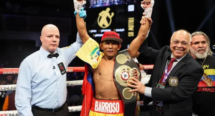 El boxeador venezolano Ismael Barroso