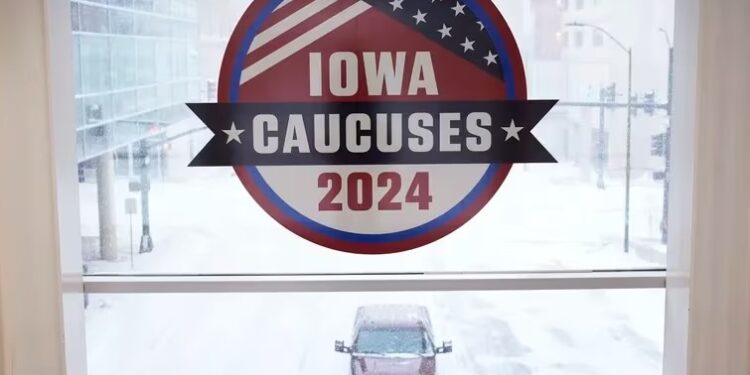 Los caucus de Iowa se han convertido en una tradición política (AP Photo/Charlie Neibergall)