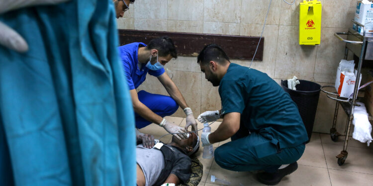 Hospitales Gaza. Foto agencias.