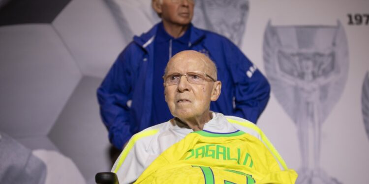 Inauguración de la estatua de cera de Zagallo en el Museo de la Selección Brasileña
Créditos: Lucas Figueiredo/CBF