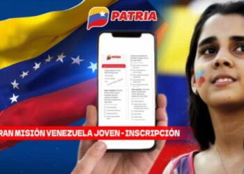 Gran Misión Venezuela Joven por el Sistema Patria.