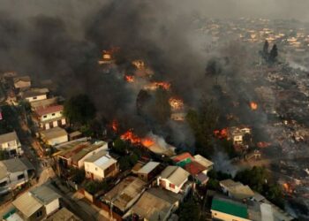 Incendios en Chile. Foto agenicias