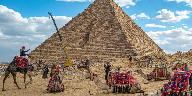 La pirámide de Micerino. Egipto, 29 de enero de 2024.
Khaled Desouki / AFP