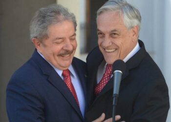 Lula Da Silva. Sebastián Piñera.