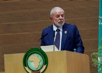El presidente de Brasil Luiz Inácio Lula da Silva, en Addis Ababa, Etiopia (REUTERS/Stringer)