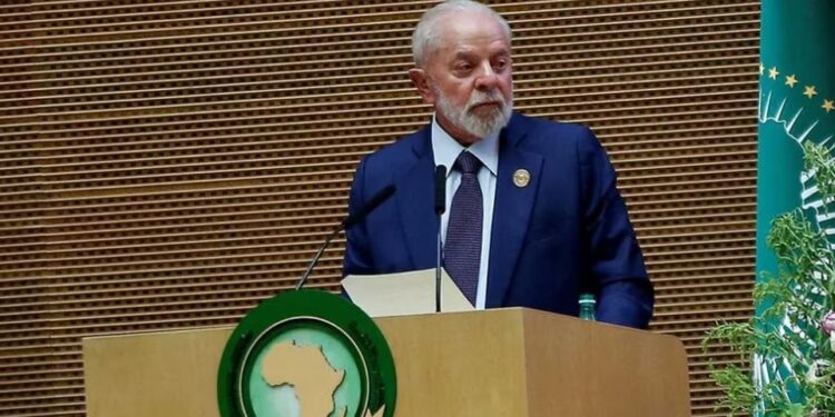 El presidente de Brasil Luiz Inácio Lula da Silva, en Addis Ababa, Etiopia (REUTERS/Stringer)