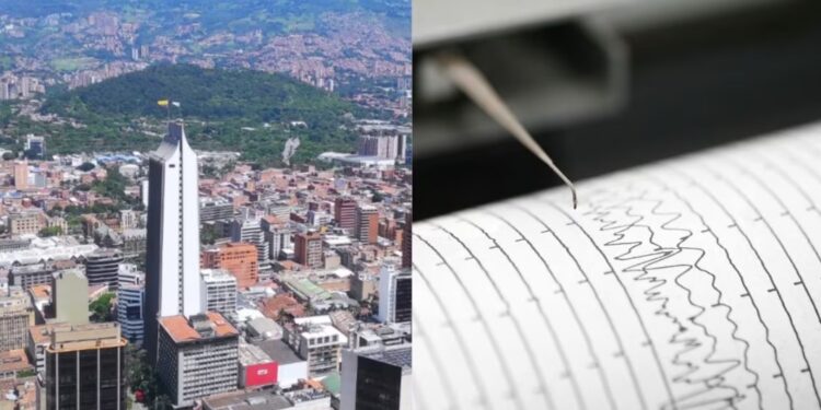 Fuerte ruido acompañó temblor en Medellín este miércoles 28 de febrero. | Foto: Foto 1: alcaldía de Medellín. Foto 2: Getty.