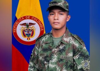 Soldado Alexander Orozco, acusado de asesinar a tres de sus compañeros en Putumayo. Foto Ejército