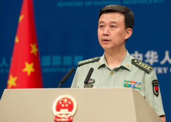 Wu Qian, portavoz del Ministerio de Defensa chino. Foto de archivo.