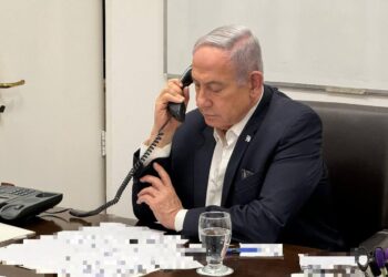 El primer ministro Benjamín Netanyahu está conversando actualmente con el presidente estadounidense Joe Biden.