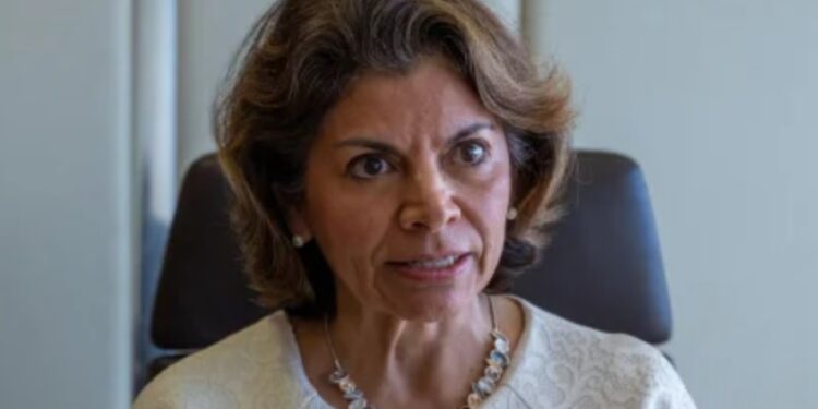 Expresidenta de Costa Rica, Laura Chinchilla. Foto captura de video.