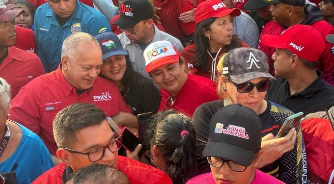La Pastora, Diosdado Cabello. Foto @PartidoPSUV
