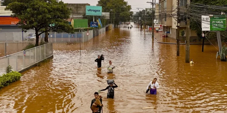 Inundaciones Brasil. Fotro agencias.