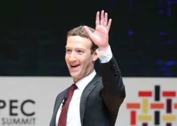 Mark Zuckerberg, el CEO de Meta, en una conferencia de prensa, donde habla del futuro de la tecnología y su visión como líder de una de las empresas más valiosas del mundo. (EFE/Ernesto Arias)