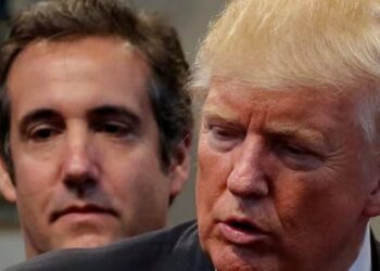 Michael Cohen y Donald Trump.