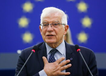 EU Foreign Policy Chief Josep Borrell delivers a speech on the situation in Afghanistan during a plenary session at the European Parliament in Strasbourg, France, September 14, 2021. Julien Warnand/Pool via REUTERS