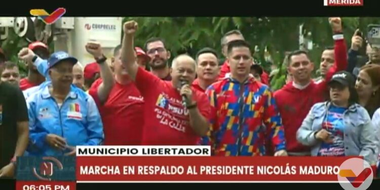 Diosdado Cabello. Foto captura de video.