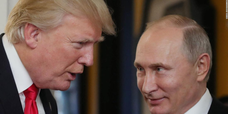 Donald Trump y Vladimir Putin. Foto agencias.