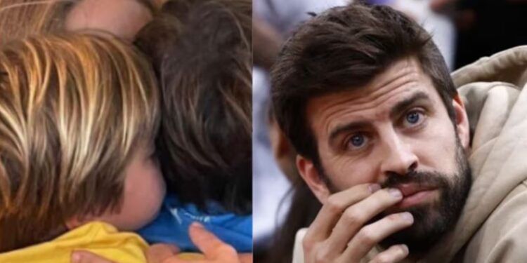 Piqué y sus hijos fueron captados disfrutando de un plan juntos. Foto Instagram ShakiraREUTERS-Gonzalo Fuentes.