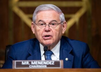 (FILES) US Senator Robert Menendez, chairman of the Senate Foreign Relations Committee, speaks during a hearing on "Review of the FY2023 State Department Budget Request," in Washington, DC, on April 26, 2022. Menendez, 69, of New Jersey, a Democrat and the powerful head of the Senate Foreign Relations Committee, has been indicted on corruption charges for a second time, the Justice Department announced on September 22, 2023. Menendez and his wife Nadine Menendez have been charged with "bribery offenses in connection with their corrupt relationship with three New Jersey businessmen," the federal prosecutor in New York said. (Photo by Al Drago / POOL / AFP)