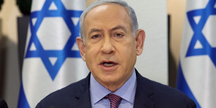 El primer ministro de Israel, Benjamín Netanyahu.