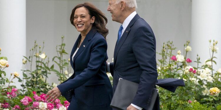 Kamala Harris y Joe Biden.