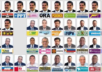En las elecciones del próximo domingo 28 de julio, el dictador Maduro aparecerá 13 veces en la papeleta electoral (NYT)