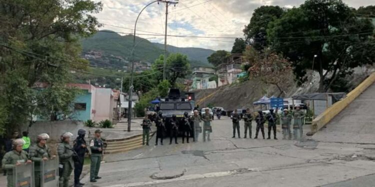 Sectores de Caracas donde hubo violencia el pasado 29 de julio son resguardados por cuerpos de seguridad