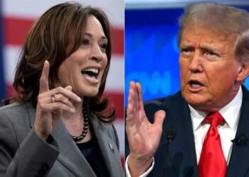 Kamala Harris, Donald Trump.